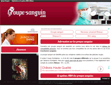 Tablet Screenshot of groupe-sanguin.com
